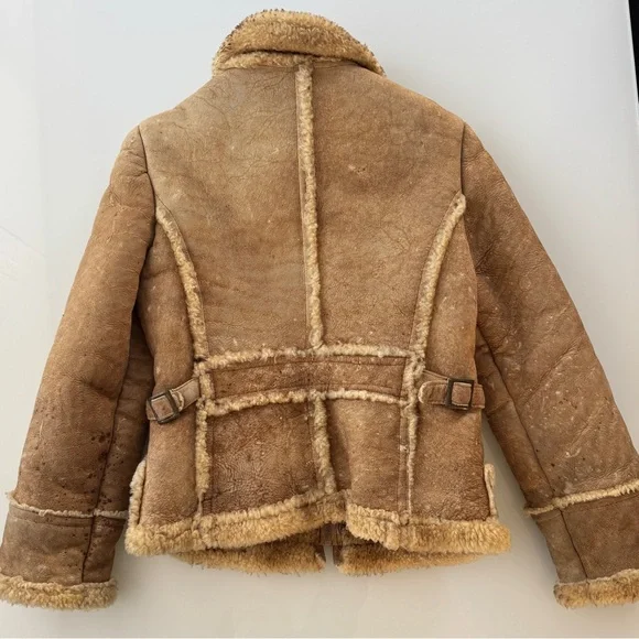 Authentic vintage shearling (sheepskin) jacket - Picture 2 of 6